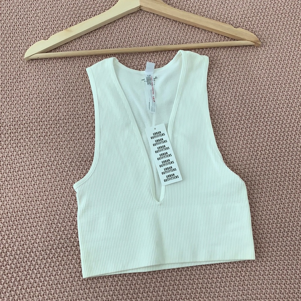 Low V Neck Yoga Top